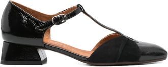 Chie Mihara 35 mm pumps met T-bandje en hak - Zwart