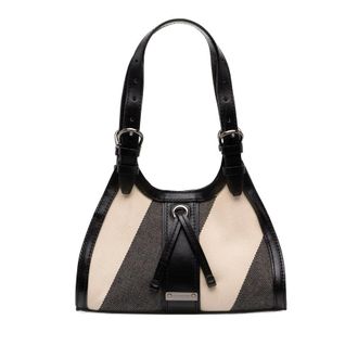 Burberry Pre-owned Burberry Supernova Check Canvas Handbag Unisex QNQIK87KLSJXW9VO