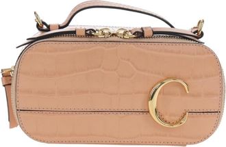 Chlo&eacute; C Vanity Leather Pink Leather Handbag (Pre-Owned)