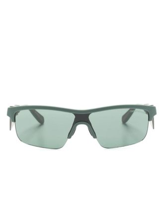Emporio Armani Occhiali da sole a mascherina - Verde