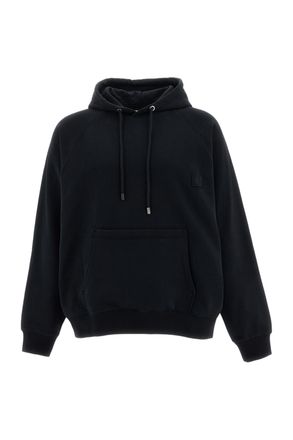 Wooyoungmi Black Cotton Hooded Sweatshirt