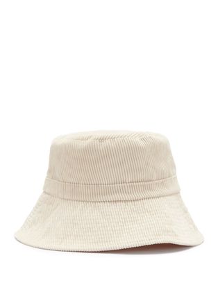 Lascana Fischerhut LSCN BY LASCANA, Damen, beige, Kunstfaser, unifarben, H&uuml;te Fischerhut, Outdoorhut Bucket Hat Sommerhut in Cord Optik