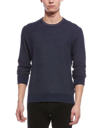 Raffi Cashmere-Blend Honeycomb Shirt