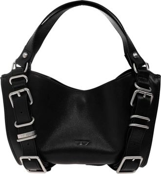 Diesel D-One Tophandle S - Dames - Handtassen - Zwart - ONE Size - Leer - Tassen