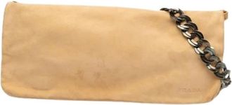 Prada Pre-owned Shoulder Bags, female, Brown, Size: ONE SIZE Pre-owned Vintage Shoulder Bag