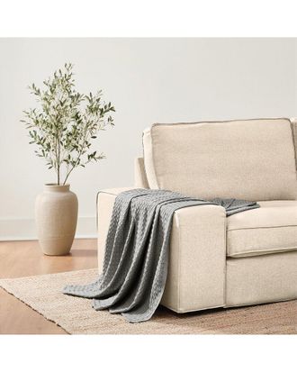 Brooklyn Loom Cotton Waffle Throw