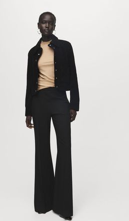 Mango Maglietta lurex collo perkins oro - Donna - XXS - MANGO