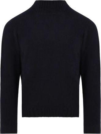 FILIPPO DE LAURENTIIS Dolcevita Sweater - Heren - Coltruien - Zwart - S - Wol - Truien & Vesten