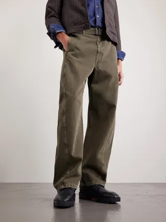 Christian Louboutin Caracolo Lion Smooth and Full-Grain Leather Lace-Up Boots