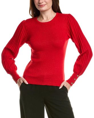 Nanette Lepore Ribbed Pullover Sweater