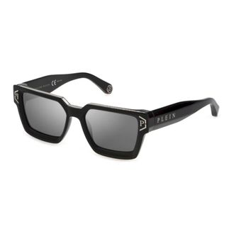Philipp Plein Brave Shade Zonnebril - unisex - Accessoires - Zwart - Maat: 57 MM Zijde