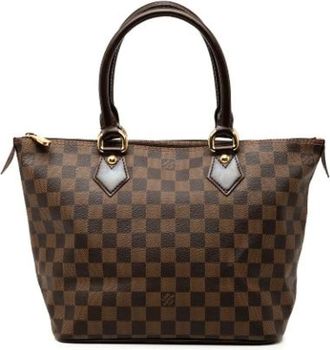 Louis Vuitton Pre-owned Handbags, female, Brown, Size: ONE SIZE Pre-owned Saleya PM