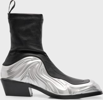 ショートブーツ・ブーティ VERSACE BLACK LEATHER ALBA ANKLE BOOTS Versace Black Leather Alba Ankle Boots from $916.00 - on