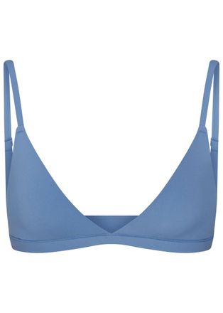 SKIMS Stretch-jersey Triangle Bralette - Navy - M (UK12-14)
