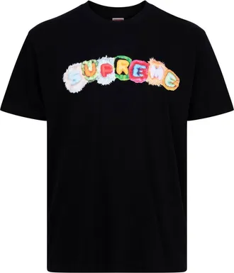 SUPREME Pillows logo-print T-shirt - men - Cotton - M - Black