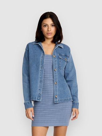 Volcom Stoned Bf Shacket Jacke blau