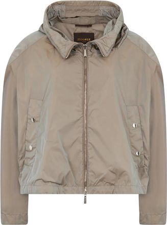 Moorer Coats - Dames - Bomber jackets - Beige - 2XL - Jassen