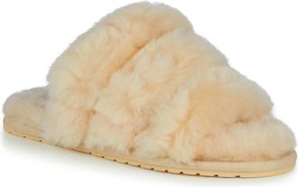 Emu Womens Jacana Adjustable Sling Back Open Toe Slipper In Macadamia