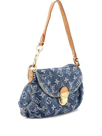 Louis Vuitton Pleaty Handbag Denim Mini shoulder bag - Blue