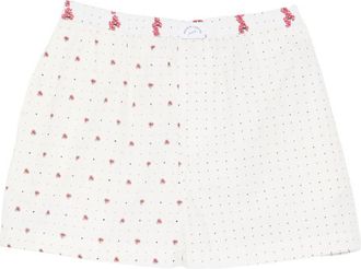 Maison Labiche Flower-print Shorts
