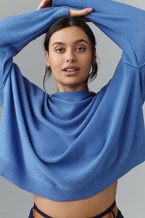 Pilcro The Alani Cashmere Mock-Neck Sweater by Pilcro