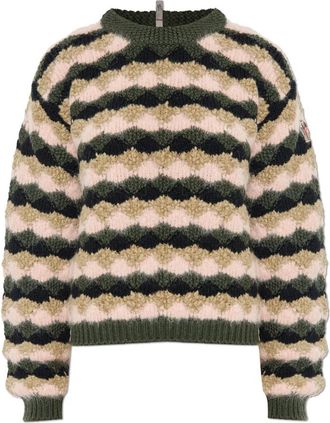 Moncler Round-neck Truien - Dames - Ronde hals truien - Veelkleurig - M - Truien & Vesten
