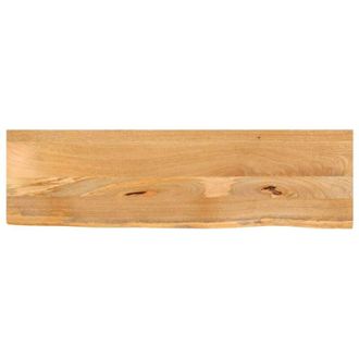 vidaXL vidaXL Piano Tavolo Bordi Vivi 110x40x3,8cm in Legno Massello di Mango