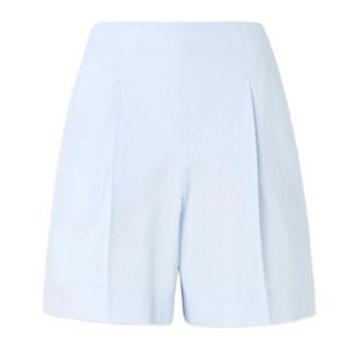 Max Mara Mmlbalta Bermuda Shorts - Dames - Korte Broeken - Blauw - XS - Polyester - Korte Broeken