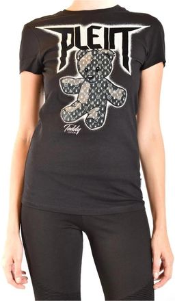 Philipp Plein Stijlvolle T-shirts voor Mannen en Vrouwen - Dames - T-shirts - Zwart - L - Tops