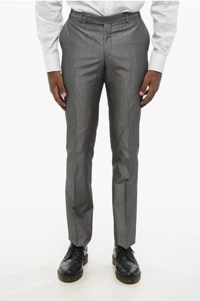 Corneliani Cotton and Silk Pinstriped Pants size 46