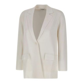 KANGRA Milano Stitch Blazer - female - Kangra - Blazers - White - XS - Jackets