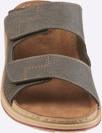 Franken Schuhe Pantolette FRANKEN-SCHUHE, Herren, Gr. 40, grau, Lederimitat, Schuhe Pantolette