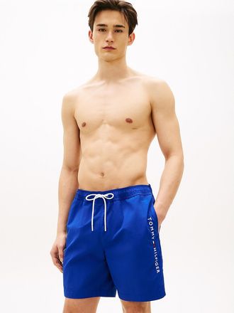 Tommy Hilfiger Mens Tommy Logo 7 Swim Trunk - Blue - 3XL