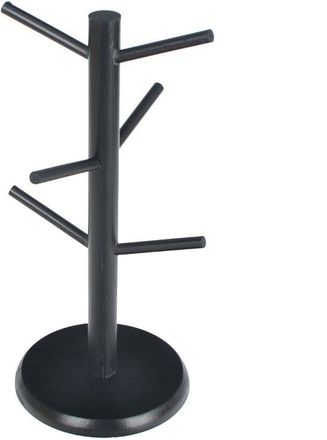 OEM Estante Para Tazas De Caf&eacute;, Estante Para Tazas De Bamb&uacute;, Base Gruesa, Estante Para Tazas De Caf&eacute; Con 6 Ganchos, Escurridor, 34,515,5 Cm