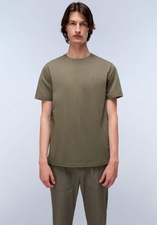 Napapijri T-Shirt NAPAPIJRI SALIS SS SUM SHARK SKIN HCB, Herren, Gr. XXL, gr&uuml;n (tea leaf), Obermaterial: 100% Baumwolle, Rundhals, Shirts T-Shirt, Kurzarm, f&uuml;r 