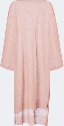 Alaia Ala&iuml;a Knitted linen and silk kaftan