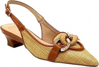Ex&eacute; Womens Helen Heels In Beige Brown