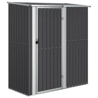 vidaXL Cobertizo Jard&iacute;n Acero Galvanizado Antracita 180,5x97x209,5 Cm Vidaxl