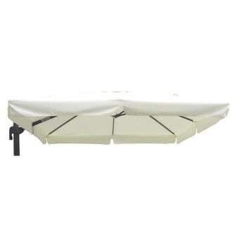 COSMA Toldo De Repuesto Para Sombrilla De Jard&iacute;n Cortavientos Mod. Saturno 3x4 Ecru