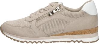 Marco Tozzi Sneakers Laag - Dames - Sneakers - Beige - 40 EU - Schoenen