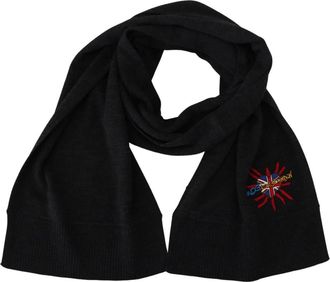 Dolce & Gabbana Winter Scarves - Dames - Wintersjaals - Zwart - ONE Size - Wol - Accessoires