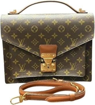 Louis Vuitton Pre-owned Handbags, male, Brown, Size: ONE SIZE Pre-owned Monceau28 Monogram 2way Bag