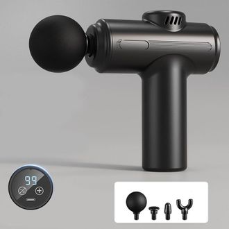 OEM Pistola De Masaje, Mini Pistola De Masaje, Pistola De Masaje Profesional De Tejido Profundo, Masajeador Port&aacute;til, Pantalla Lcd Para Dolor Y Rigidez Mu