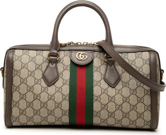 Gucci Pre-owned Gucci Medium GG Supreme Ophidia Top Handle Bag Ladies T4SEIJ3DV2DF2UKI