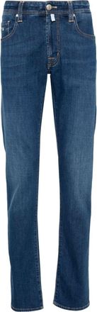 Sartoria Tramarossa Michelangelo slim-cut jeans - men - Elastane/Cotton/Polyester - 36 - Blue