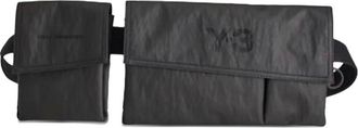 Yohji Yamamoto flap-pocket shoulder bag - unisex - Polyamide - One Size - Black
