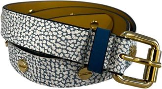 Borbonese Blauwe Polyvinyl Damesriem