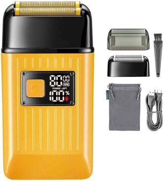 Trade Shop Trade Shop - Rasoio Elettrico Uomo Per Barba Capelli Corpo Doppia Testina Indipendente Vgr357