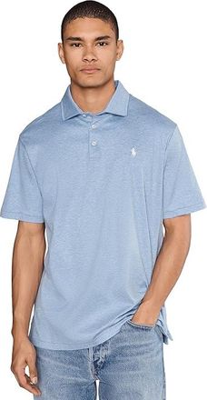 Polo Ralph Lauren Classic Fit Soft Cotton Polo Shirt Mens Clothing Blue Heather : 2XL