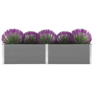 Berkfield Home Garden Raised Bed 250x50x54 cm WPC Grey | Size: 250 x 50 x 54 cm